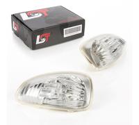 2x Luce Lampeggiante Specchietti Set Bianco SX Dx per Opel Movano B Mk II
