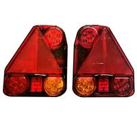 2x Luce Posteriore Rimorchio Trailer Camion E9 12V 24V Lampada a Sospensione