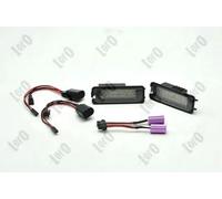 2x Luce targa bilaterale L53-210-0001LED ABAKUS per VW PORSCHE SEAT