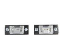 2x Luce targa bilaterale LED 5402-053-10-930 BLIC per VW GOLF IV BORA I TIGUAN