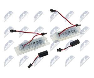 2x Luce targa ELP-PL-000 NTY per OPEL CORSA D Furgone/hatchback CORSA D ASTRA H