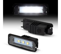 2x Luce Targa LED Plug & Play Xenon Bianco per VW Polo 9N 9N3 2001-20