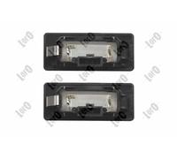 2x Luce targa Sx LED 003-23-900LED ABAKUS per AUDI SKODA VW