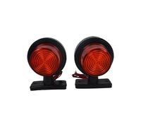 2x Luci ambra 24V LED lato posteriore rotondo marcatore luci ambra per...