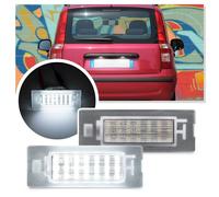 2x luci targa a LED per Fiat Panda Serie 169 2003 al 2011 Panda Serie 312/319
