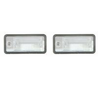 2x Luci targa ABAKUS S+D per AUDI A3 8P, A3 8P/8PA/8P7, A4