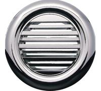 2x Lüftungsgitter Ø 40 mm rund chrom silber Insektennetz Abluftgitter Zuluft Abluft Gitter Lüftung Tür Türgitter T71 ms