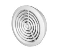 MKK-SHOP - Griglie di ventilazione, Ø 45 mm, per presa d'aria, filtraggio contro polvere, modello T73w, colore: bianco, 2 pz