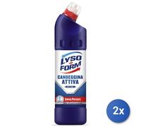 2x Lysoform Wc Gel 750 Ml. Candeggina Attiva Made In Italy