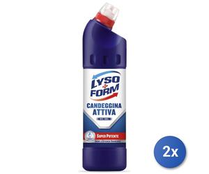 2x Lysoform Wc Gel 750 Ml. Candeggina Attiva Made In Italy