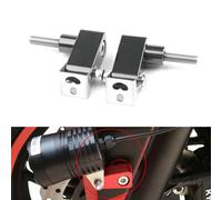 2x M8 Fender Fork Mount Headlight Tail Spot Light Bracket Titan-color Motorcycle