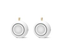 2X Macchina del Suono Portatile, Macchina del Suono del Rumore Bianco Dei Suoni Della Natura con Luce Notturna per Dormire, Alleviare L'Ansia, per