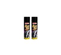 2x MAFRA Extreme Black Nero Gomme Lucidante Gomme Spray 500ML Auto Cod.H0790