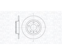 2X MAGNETI MARELLI Dischi Freno Posteriori Per Opel Corsa E X15 Adam S07