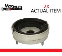 2X MAGNUM TECHNOLOGY Anteriore Shock Absorber Top Supporto Cuscino Set A7B015MT