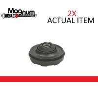 2X MAGNUM TECHNOLOGY Anteriore Shock Absorber Top Supporto Cuscino Set A7X033MT