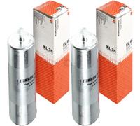 2X MAHLE / KNECHT Filtro Carburante KL 35