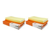 2X MAHLE / KNECHT Filtro Dell'Aria LX 1080