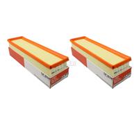 2X MAHLE / KNECHT Filtro Dell'Aria LX 1634