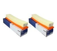 2X MAHLE / KNECHT Filtro Dell'Aria LX 1655
