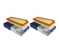 2X MAHLE / KNECHT Filtro Dell'Aria LX 2813