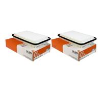 2X MAHLE / KNECHT Filtro Dell'Aria LX 2901