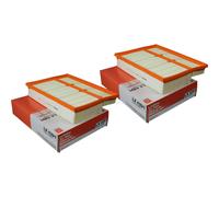 2X MAHLE / KNECHT Filtro Dell'Aria LX 439/1