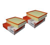 2X MAHLE / KNECHT Filtro Dell'Aria LX 511/1
