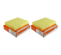 2X MAHLE / KNECHT Filtro Dell'Aria LX 539