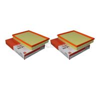 2X MAHLE / KNECHT Filtro Dell'Aria LX 735