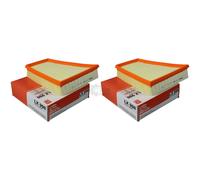 2X MAHLE / KNECHT Filtro Dell'Aria LX 998