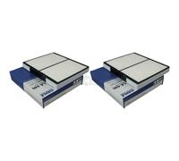 2X MAHLE / KNECHT Filtro Interno Pollen Filtro Interno LA 440