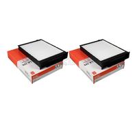 2X MAHLE / KNECHT Filtro Interno Pollenfilter Filtro Interno LA 175