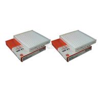 2X MAHLE / KNECHT Filtro Interno Pollenfilter Filtro Interno LA 395