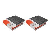 2X MAHLE / KNECHT Filtro Interno Pollenfilter Filtro Interno LAK 120