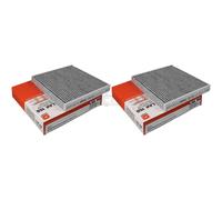 2X MAHLE / KNECHT Filtro Interno Pollenfilter Filtro Interno LAK 158