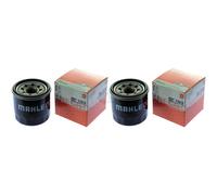 2X MAHLE / KNECHT Filtro Olio OC 1183 Per Mazda 3 BM