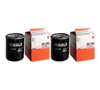 2X MAHLE / KNECHT Filtro Olio OC 196