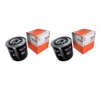 2X MAHLE / KNECHT Filtro Olio OC 214