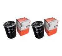 2X MAHLE / KNECHT Filtro Olio OC 248