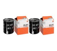 2X MAHLE / KNECHT Filtro Olio OC 617