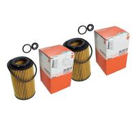 2X MAHLE / KNECHT Filtro Olio OX 153/7D