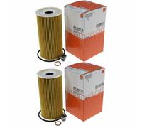 2X MAHLE / KNECHT Filtro Olio OX 365/1D