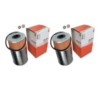 2X MAHLE / KNECHT Filtro Olio OX 38D