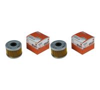 2X MAHLE / KNECHT Filtro Olio OX 410
