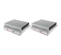 2X MAHLE KNECHT LAK 875 Filtro Interno Pollen Filtro Interno