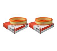 2X MAHLE / KNECHT LX 1638 Filtro Dell'Aria