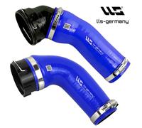 2x Manicotto Turbo In Sil Copertura Ladeluft BMW Serie 5 E60 E61 535d LCI 286 CV