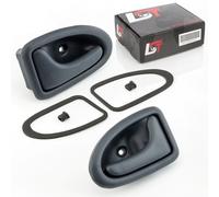 2X Maniglia Interna Porta Sinistra Destra Grigia Per RENAULT CLIO II 2