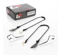 2x Maniglia Simil Cromo Interno Cavo di Bowden Set Anteriore SX Destra per Opel